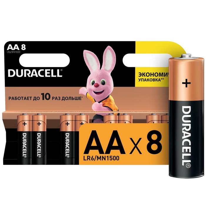 Duracell Basic LR6-8BL AA Батарея (8шт/уп)