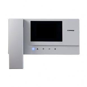 Commax CDV-35H/XL (Перламутр) Монитор цветного видеодомофона, дополнительно вызов аудио/видео (при наличии камеры) от цифрового подъездного домофона + 3-х вызывных блоков и 1-й камера наблюдения, AC 110-240В