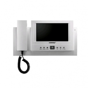 COMMAX CDV - 71BE (Перламутр) Монитор цветного видеодомофона, на 4 ВУ, подключение дополнительной аудиотрубки DP - 4VHP, NTSC/PAL, память 128 кадров