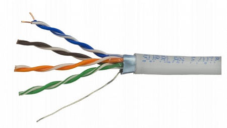 Eletec UTP 5E 2x2xAWG24 кабель, эконом, 305м, ССA (медь 30%)