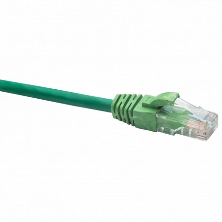 RJ45-RJ45 U/UTP Cat.5e LSZH нг(А)-HF (DR-181217), Патч-корд (коммутационный шнур) 7м, зеленый