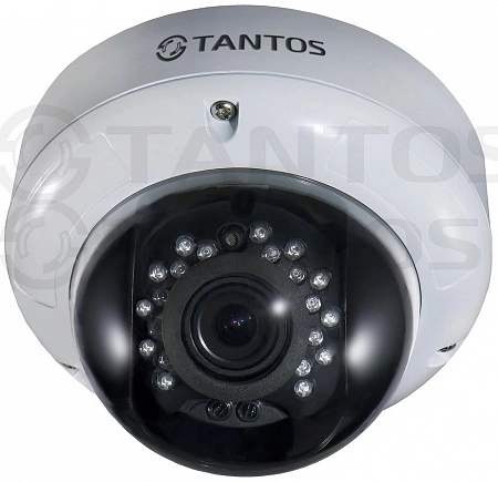 Tantos TSc-DVi1080pHDv (2.8-12) 2Mp Купольная видеокамера, UVC (4в1), антивандальная, 1/2.9&quot; Sony Exmor Progressive CMOS Sensor, 1920х1080, 0.01лк(цвет)/0.001лк(ч/б), 0лк с ИК, &quot;день/ночь&quot;, мех. ИК-фильтр