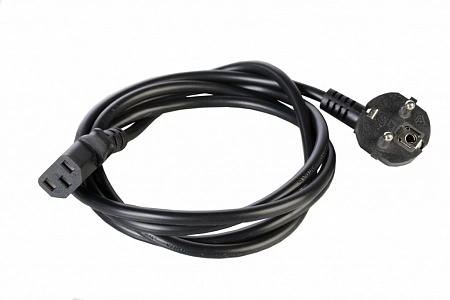 Rem R-10-Cord-C13-S-1.8 Шнур питания с заземлением IEC 60320 C13/Schuko, 10А/250В (3х1.0), 1.8м