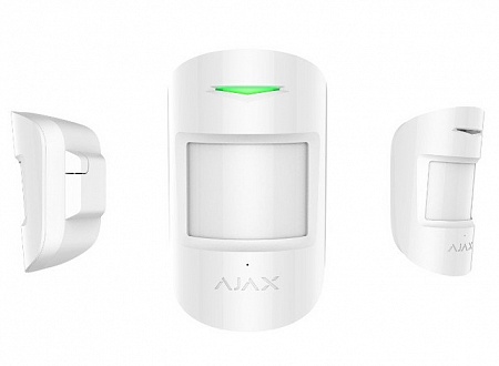 Ajax CombiProtect (White) (7170.06.WH1) Комбинированный датчик движения и разбития стекла с иммунитетом к животным