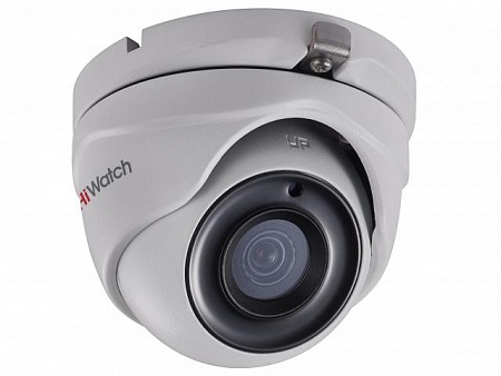 HiWatch DS-T503P (6) 5Mp Уличная видеокамера, 1/3.2&quot; CMOS, 48.6°, 2592x1944@20к/с, 2560x1440/1920x1080@25к/с, ИК-фильтр, 0.01 Лк@F1.2, DWDR/DNR/BLC/Smart ИК/OSD-меню, видеовыход: 1хHD-TVI, EXIR-подсветка до 20м, PoC, DC12V±15%/PoC af, 5Вт, -40 до +60°С, I